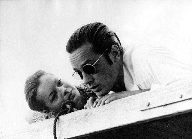 Romy SCHNEIDER und Alain DELON in 'Das Mädchen und der Mörder', 1972